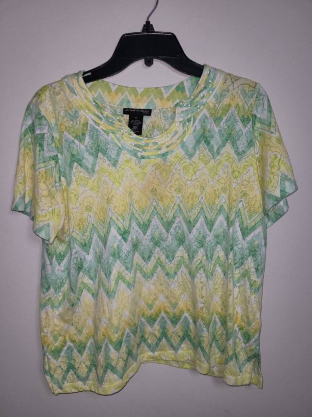 Alfred Dunner Petite Large short-sleeve Top